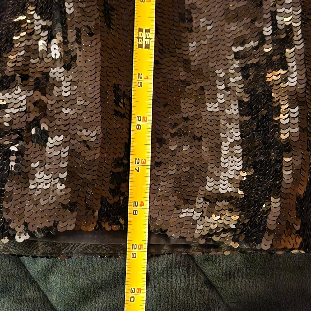 VintageBlack and Gold Sequin Blazer - Picture 11 of 16